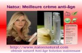 Natox: Meilleure crème anti-âge