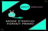 Mode d'emploi GDVT Télécom