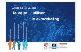 Atelier ENP Auxerre "Je veux trouver et fidéliser mes clients avec le e-marketing"