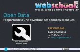 Open Data - Webschool#6@Tours