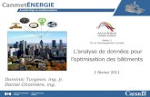 Montreal Metropole Numerique -   Atelier 3 - CanmetENERGIE - Analyse de donnees pour l’optimisation des batiments