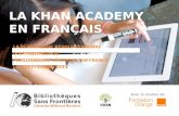 La Khan Academy en français - web-conférence FFFOD