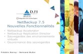 [Café techno] NetBackup 7.5 - Nouvelles fonctionnalités