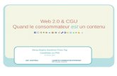 Web 2.0 et CGU: Quand le consommateur est contenu