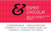 Conf salon chocolat esprit_chocolat_perou