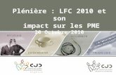 LFC 2010 et son impact sur les PME - 20 Octobre 2010 - Crossroad Alger