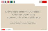Charte Communication Efficace Développement Durable