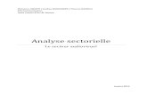 Analyse sectorielle -  audiovisuel