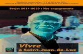 Projet Saint Jean de Luz 2014 2020