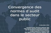 Convergence des normes d’audit dans le secteur public