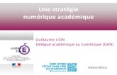 Diaporama stratégie numérique en académie