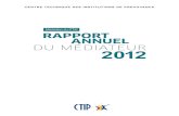 Rapport annuel 2012 du médiateur du CTIP