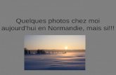 Photos de la neige en Normandie