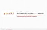 SEO Campus 2013 : Booster votre visibilité sur Google News