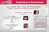 Salon etourisme - Atelier expérience etourisme "route des vins"