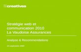 Projet Web TV Vaudoise Assurance