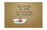 Balises : du HTML au XML