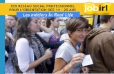 JobIrl : le réseau social professionnel pour l'orientation des 14-25 ans