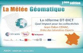 La réforme DT-DICT: Quel impact pour les collectivités? Jean-Odon CENAC, OGE