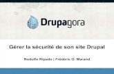 Drupagora 2012 - Gérer la sécurité de son site Drupal