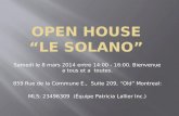 Open house: "Le Solano," style de vie inégalé.