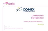 Conference @ConixConsulting sur la gouvernance des risques et la déclinaison des 4 fonctions clés de #Solvency2