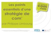 Les points essentiels d'une stratégie de communication par Philippe Limbourg