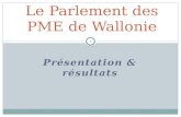 Parlement pme   présentation et résultats