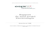 Rapport Mini Projet Electronique