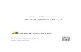 Microsoft Dynamics CRM 2011 - Guide Utilisateur