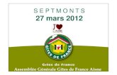 27 MARS 2012 - Présentation Assemblée Générale à Septmonts