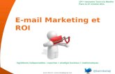 E-mail Marketing et ROI