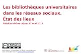 Bibliothèques universitaires et réseaux sociaux : état des lieux