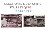 L'économie de la chine sous les qing