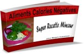 Calories négatives - Super Recette Minceur