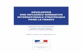 Rapport influence normative_strategique_pour_la_france_2013