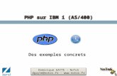 PHP sur IBM i : des exemples concrets !