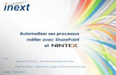 inext café #03 - Automatiser ses processus métier avec SharePoint et Nintex