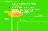 Barometre des Energies Renouvelables Electriques en France 2013