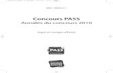 Annales concours-pass-2010