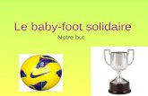 Le baby foot solidaire