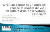 Droit au séjour pour soins en France et qualité de vie : Résultats d’un observatoire associatif