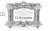 Dionisio Aguado. 25 Pièces pour Guitare Extraites de la Méthode de D. Aguado