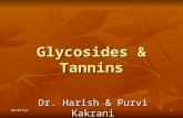 Glucosides & Tannins (Part-6)