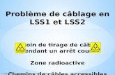 Problème de câblage en LSS1 et LSS2 Besoin de tirage de câbles pendant un arrêt court Zone radioactive Chemins de câbles accessibles pour tirage de câbles.