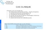 Année Universitaire 2008-2009 CAS CLINIQUE Proposé, revu et corrigé par : Ch. Marquette (Université de Nice - Sophia Antipolis) P. Demoly (Université de.