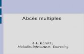 Abcès multiples A-L. BLANC, Maladies infectieuses Tourcoing.