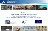 1 N.E.A. NAUTISME ESPACE ATLANTIQUE Pour un développement durable de la filière nautique dans lEspace Atlantique.