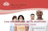 Alejandra Bravo Les dividendes de la diversit© Septembre 2009