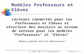Diapositive 1 (C) 2005-2007 KoXo Développement Modèles Professeurs et Elèves Lecteurs connectés pour les Professeurs et Elèves et structure des dossiers.